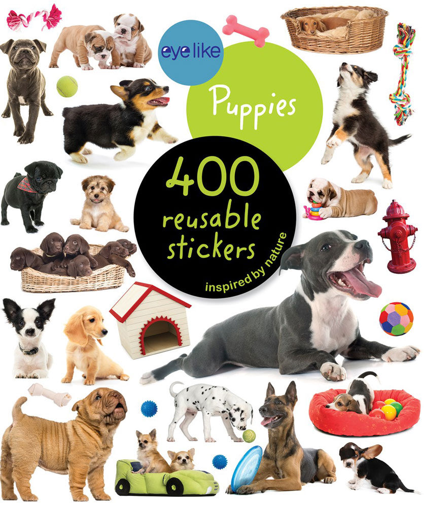 Eyelike Stickers: Puppies - English Edition