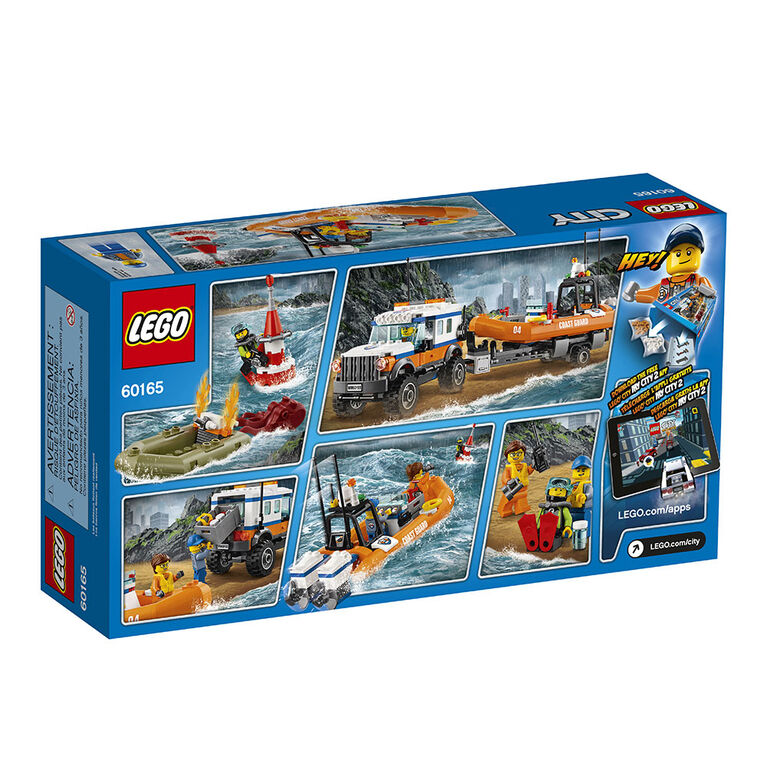 LEGO City Coast Guard 4 x 4 Response Unit 60165