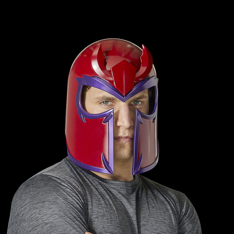 Marvel Legends, casque de cosplay premium de Magneto, équipement de cosplay pour adultes