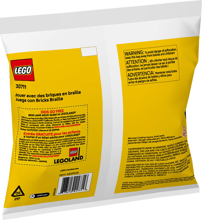 LEGO Braille Bricks Play with Braille Bricks 30711