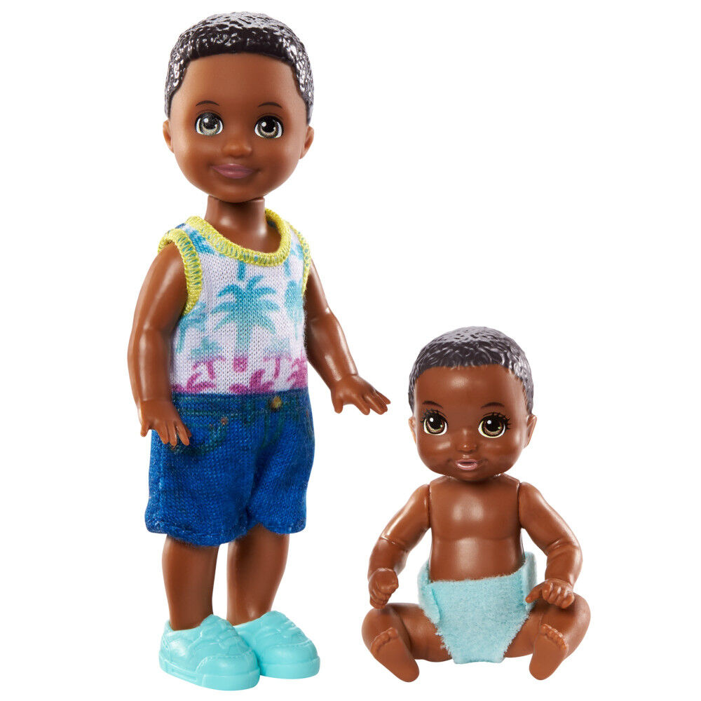 Barbie Skipper Babysitters Inc. Dolls 2 Pack of Sibling Dolls Includes Small Toddler Doll and Baby Doll Figure in Diaper for 3 to 7 Year Olds Toys R Us Canada