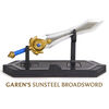 League of Legends, Official Garen's Sword True Metal Weaponry Collectible with Display Base, First Edition Collectible Grade
