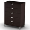 Spark Commode 5 tiroirs- Chocolat