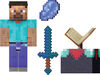 Minecraft-Steve Diamond Level-Figurine articulée 14 cm et accessoires
