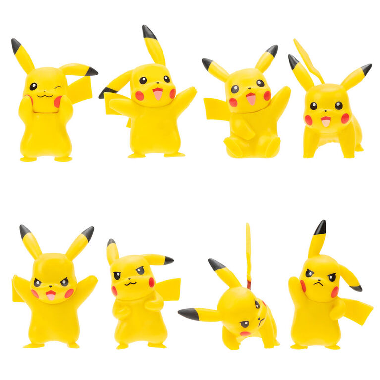Pokémon - Figurine de combat 8-pack: Pikachu - Notre exclusivité