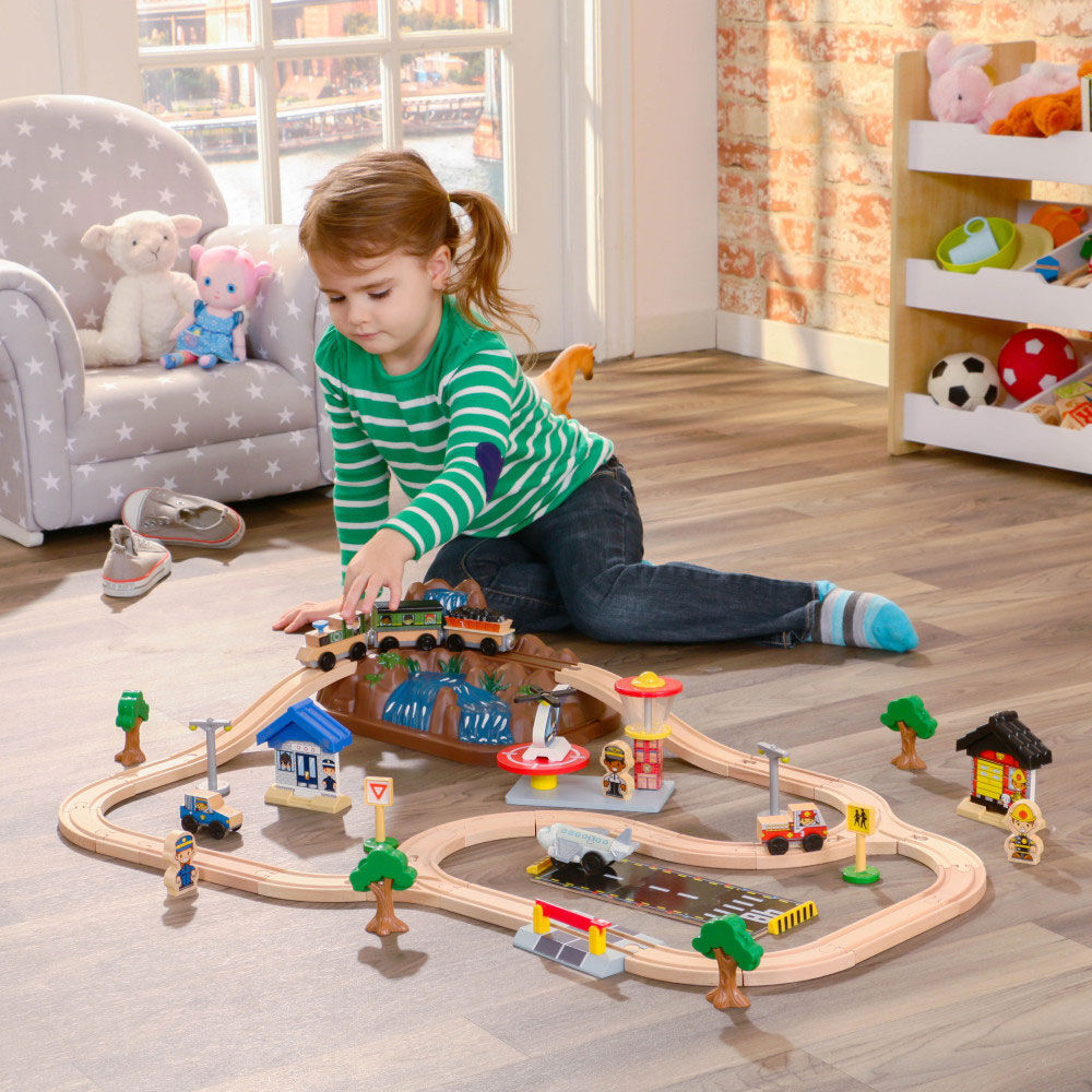 KidKraft Bucket Top Mountain Train Set