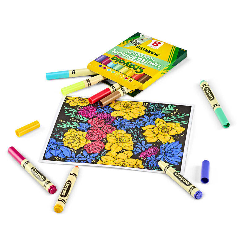 Crayola Limited Edition Broad Line Markers, 8 Count