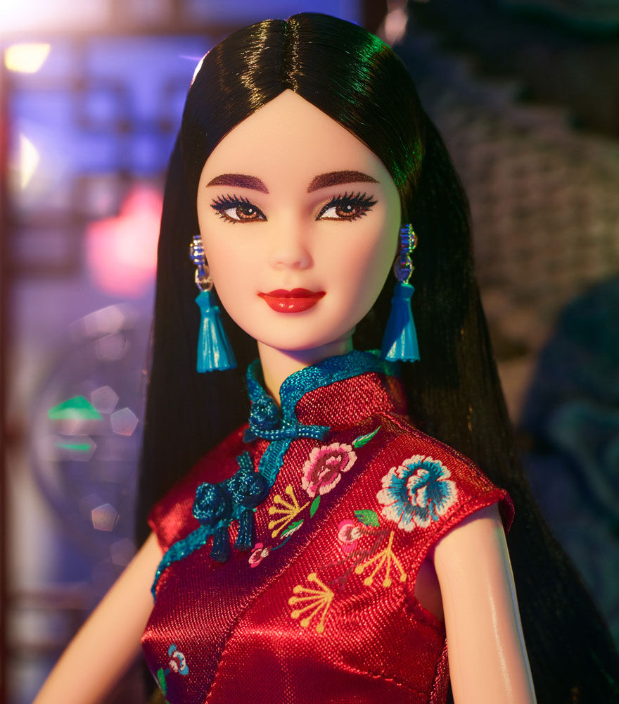 Chinese new top year barbie doll