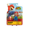 Super Mario 4 Inch Figure - Mario with Power up Mushroom