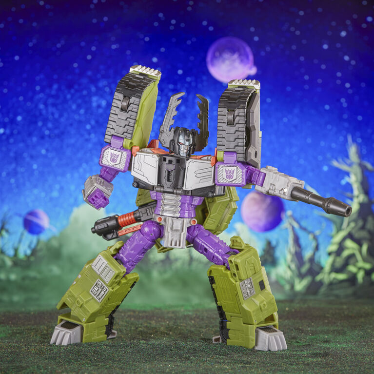 Transformers Generations Legacy Evolution, figurine Armada Universe Megatron classe Leader de 17,5 cm