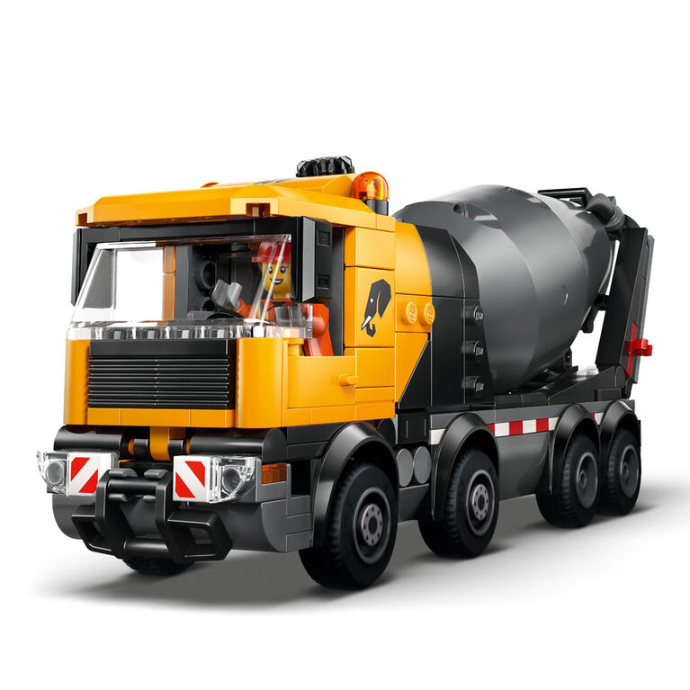 LEGO City Cement Mixer Truck Building Toy for Boys & Girls - Kids Construction Set, Ages 7+ - 60478