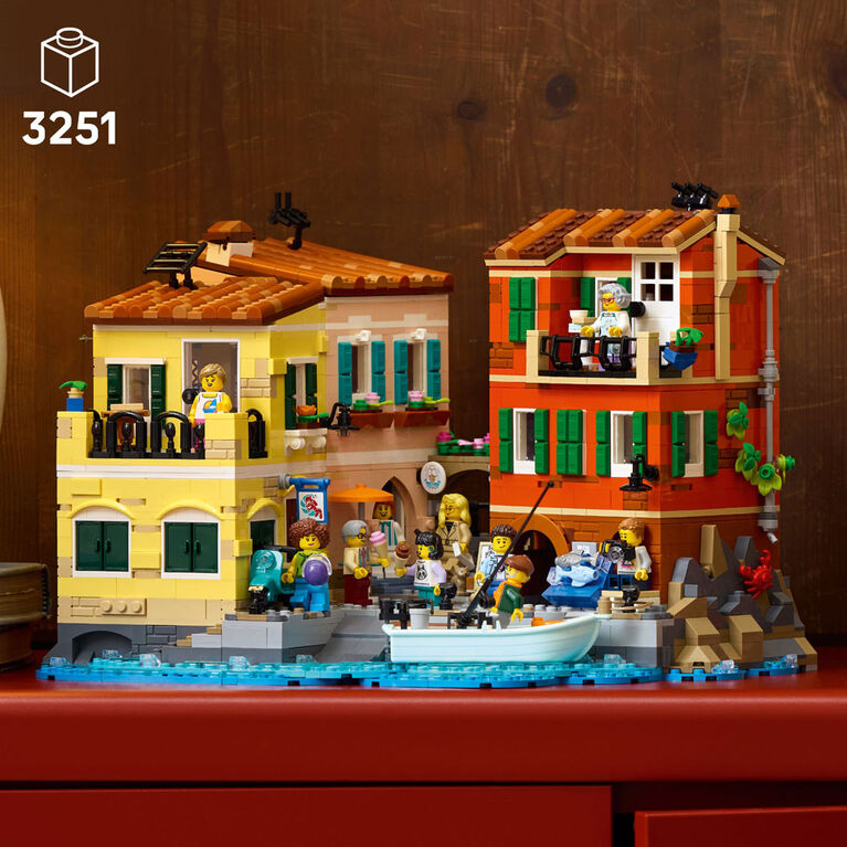 LEGO Ideas La Riviera Italienne, Ensemble Modèle d'Architecture pour Adultes, Cadeau Thématique, Ensemble de Construction 21359 LEGO Ideas La Riviera Italienne, Ensemble Modèle d'Architecture pour Adultes, Cadeau Thématique, Ensemble de Construction 21359