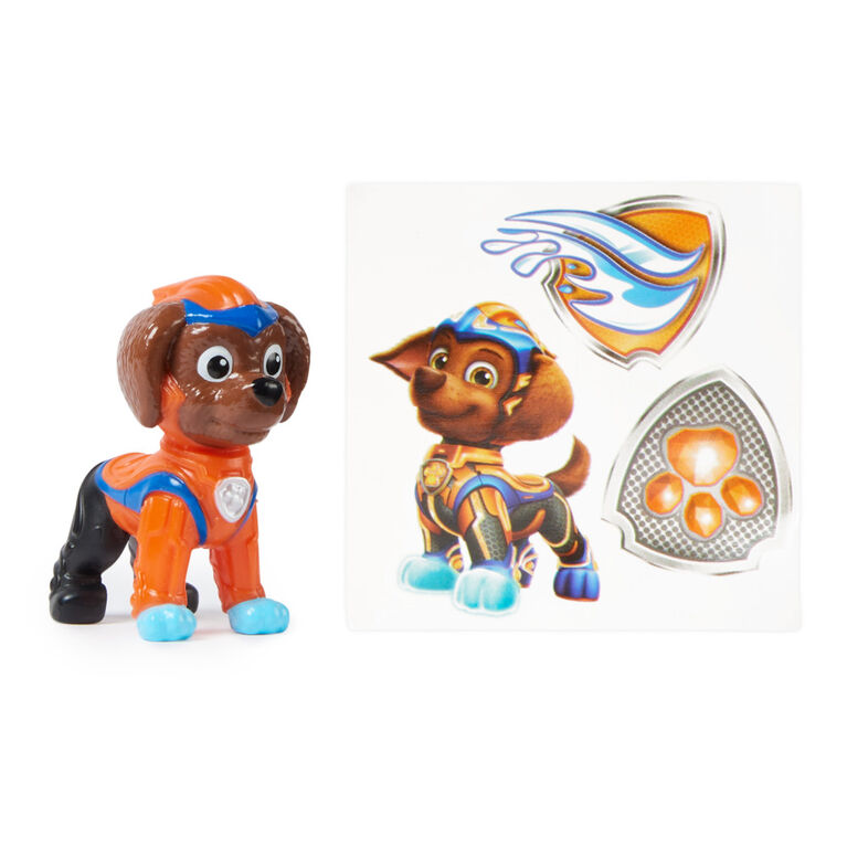 PAW Patrol PAT PATROUILLE LA SUPER PATROUILLE LE FILM - Véhicule + Figurine  Zuma La Pat Patrouille