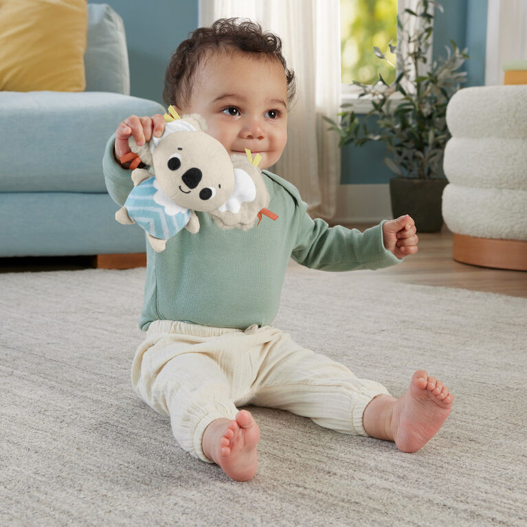 Fisher-Price Simply Senses Newborn Gym Baby Activity Mat with 6 Sensory Toys