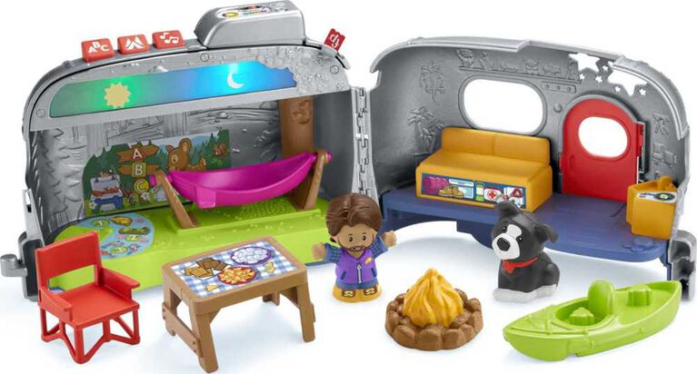 ​Fisher-Price Little People Light-Up Learning Camper - Multilanguage Edition