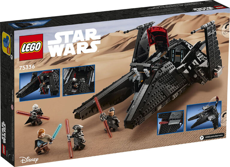 LEGO Star Wars Le transport de l'Inquisiteur Scythe 75336 Ensemble de construction (924 pièces)