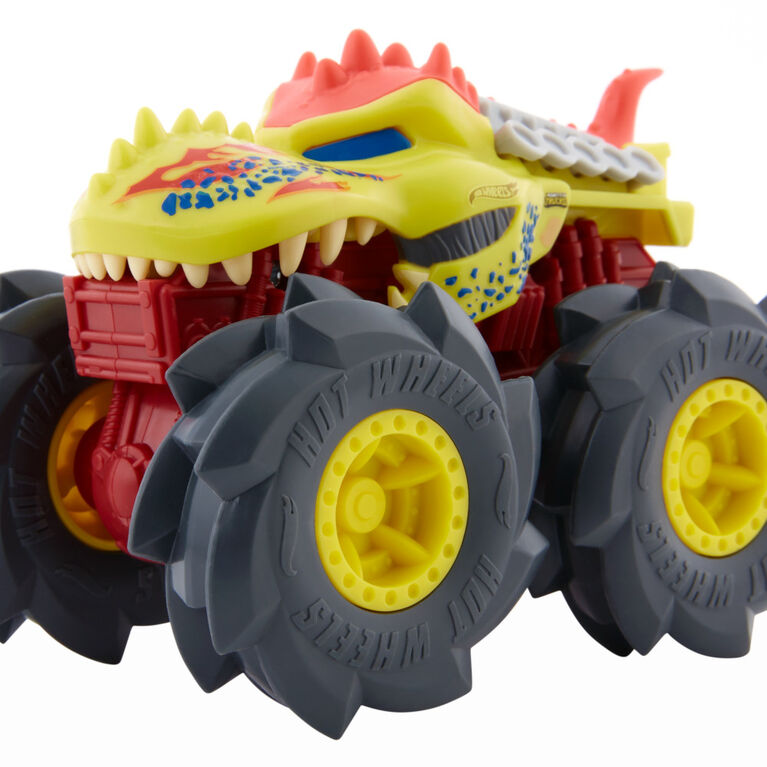 Hot Wheels Monster trucks Twisted Tredz Zombie-Wrex Vehicle