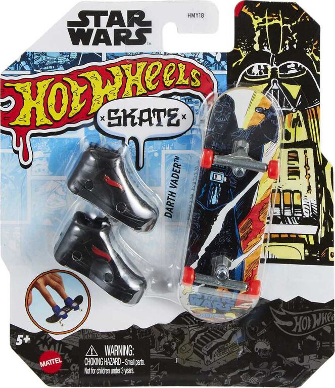 Hot Wheels Skate Star Wars-Themed Fingerboard and Pair of Skate Shoes