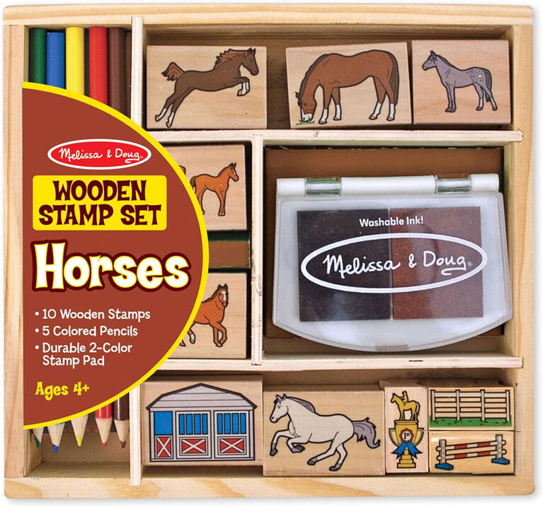 Melissa and Doug - Cheval Stamp Set