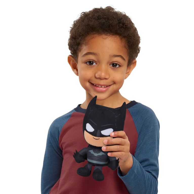 The Batman Small Plush Batman Doll, 7.5-Inch Stuffed Toy, The Batman Movie