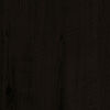 Cosmos Bookcase Headboard with Storage- Black Onyx and Charcoal