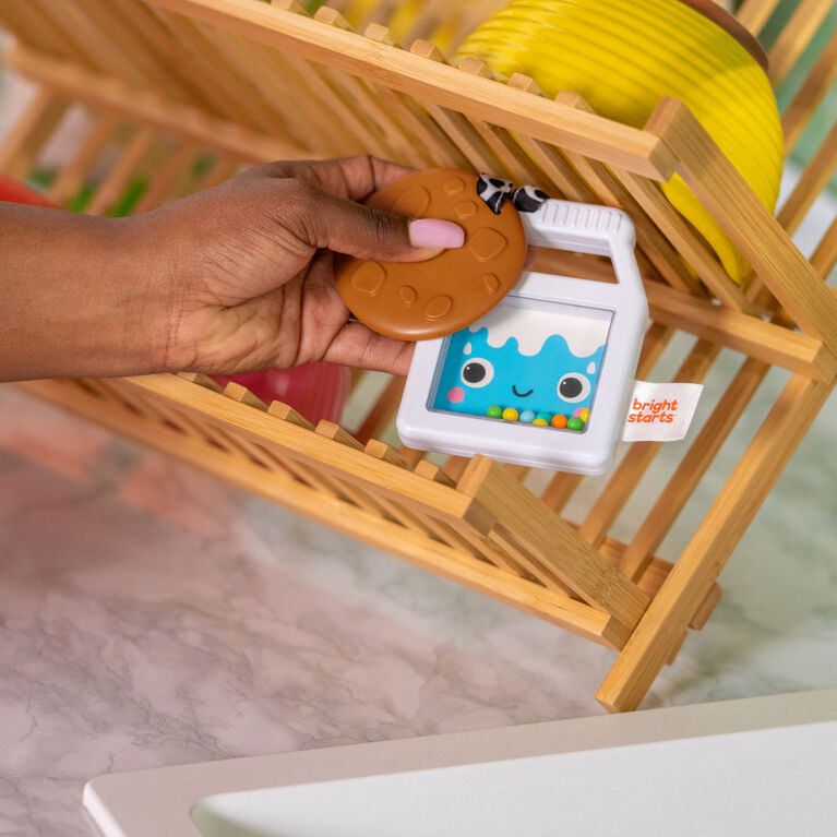 Bright Starts Cookies & Teethe  2-in-1 Rattle and Teether Toy