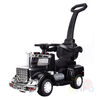 KidsVip 6V Kids and Toddlers Big Rig Ride on Push Truck 3 in 1 w/Side Guards, Handle, RC - Black - English Edition