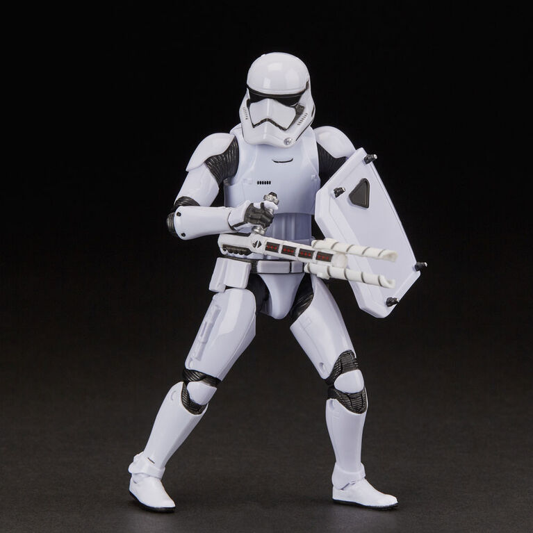 Star Wars The Black Series First Order Stormtrooper Toy 6-inch Scale Star Wars: The Last Jedi Collectible Action Figure