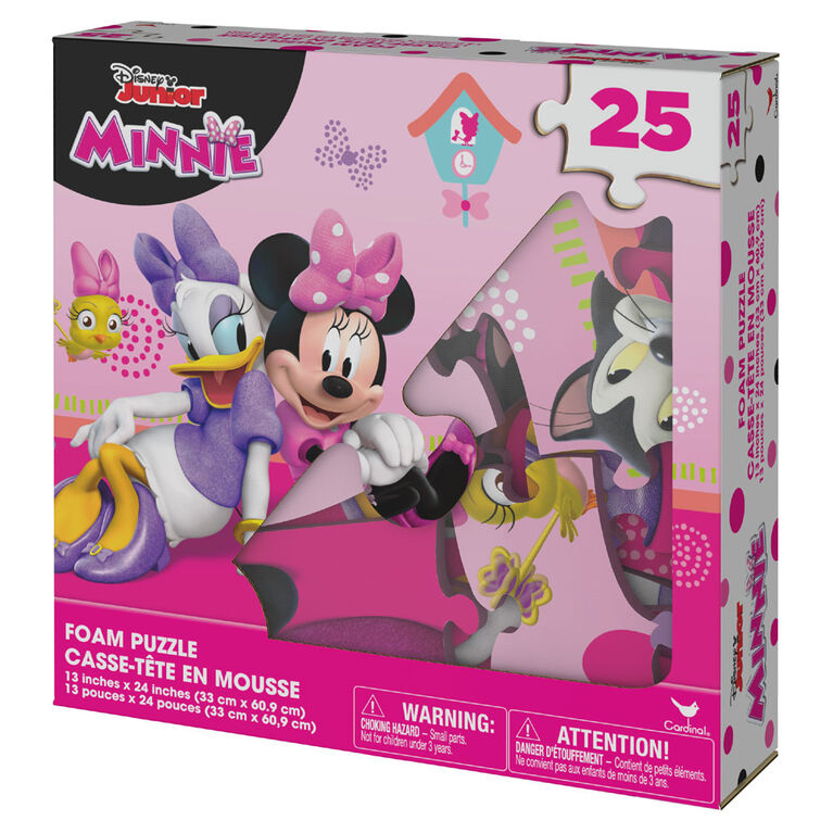 Disney Junior Minnie Mouse Foam Puzzle Mat - Floor Jigsaw Puzzle Free US  Ship