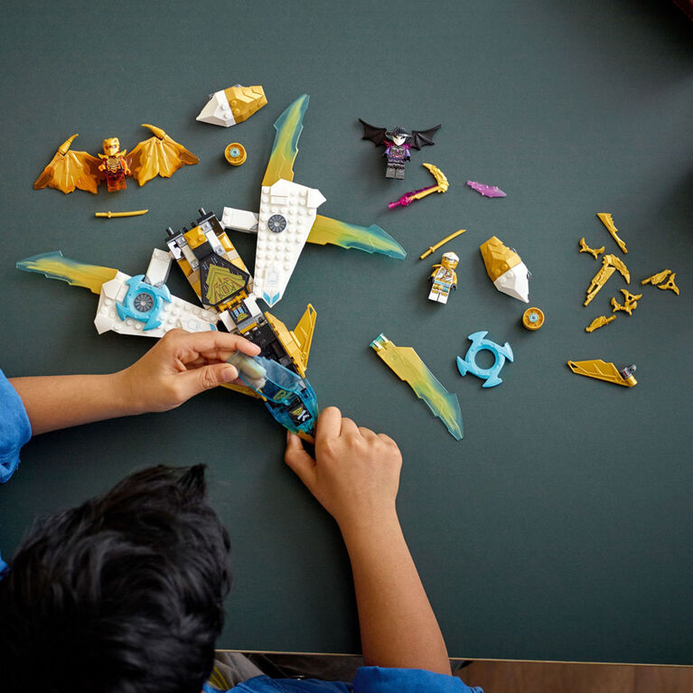 LEGO NINJAGO Zane's Golden Dragon Jet 71770 Building Kit (258 Pieces)