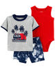Carter's Three Piece Beach Van Shorts Set