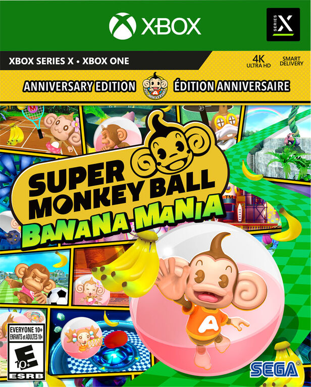 Xbox-Super Monkey Ball Banana Mania  Édition de lancement anniversaire