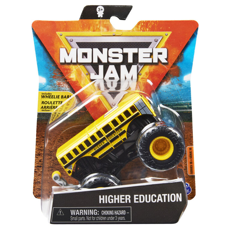 Monster Jam, Official Higher Education Monster Truck, Die-Cast Vehicle, Arena Favorites Series, 1:64 Scale