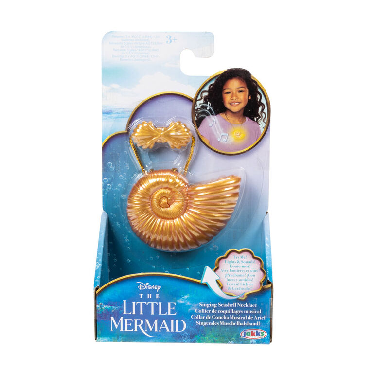 Little Mermaid Live Action Singing Seashell Necklace