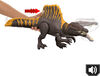 Jurassic World Rebirth Tail Thrasher Spinosaurus Action Figure, Dinosaur Toy with 2 Attack Moves