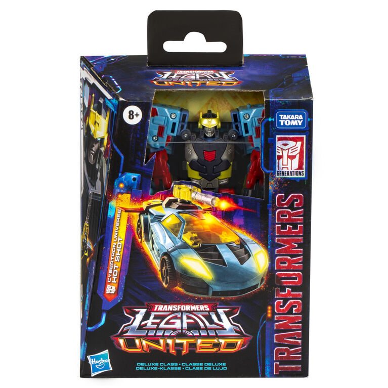 Transformers Legacy United Deluxe Class Cybertron Universe Hot Shot Action Figure