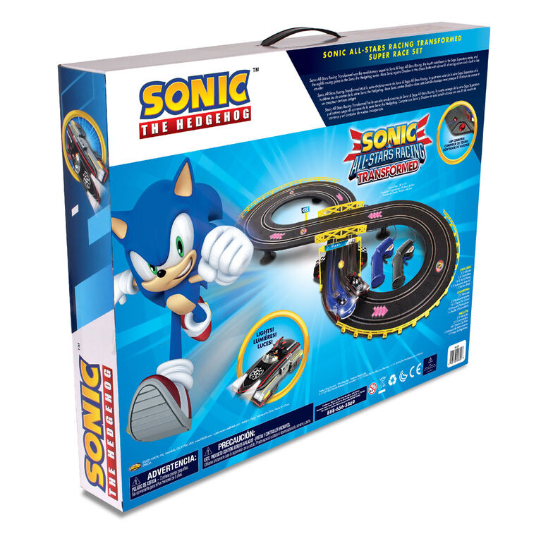 Voiture télécommandée NKOK Sonic & Shadow Slot Car (pistes d'environ 8 pieds)