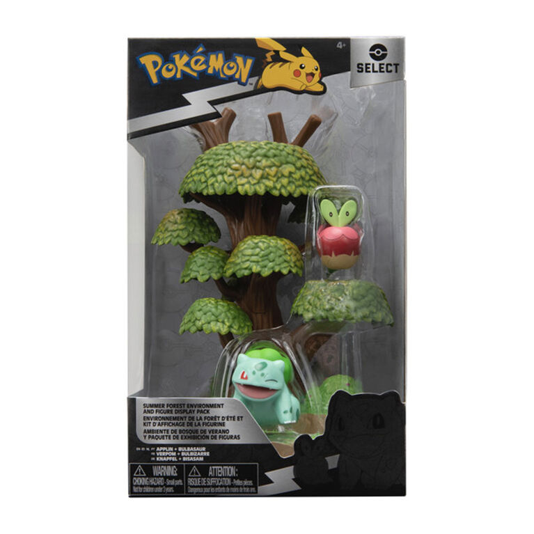 Pokémon Select - Forest Environment: Bulbasaur + Appleton