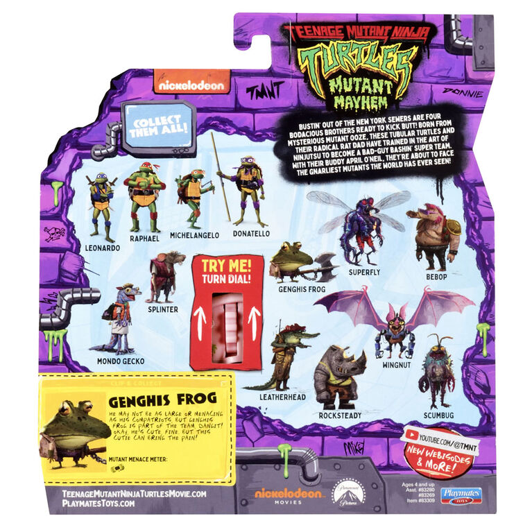 Teenage Mutant Ninja Turtles: Mutant Mayhem - Genghis Frog Basic Action Figure