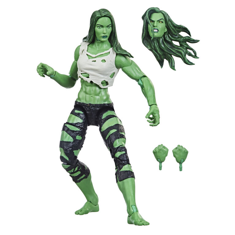 Hasbro Marvel Legends Series Avengers 6-inch Scale She-Hulk Figure and 3 Accessories