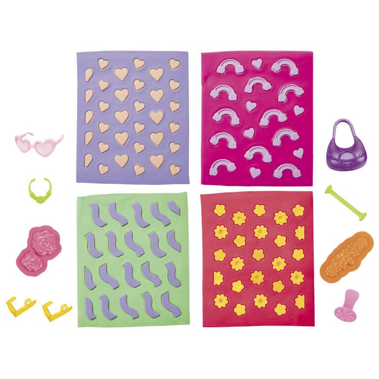 Play-Doh Barbie Fleurs et fleurons, recharges pour coffret de pâte à modeler