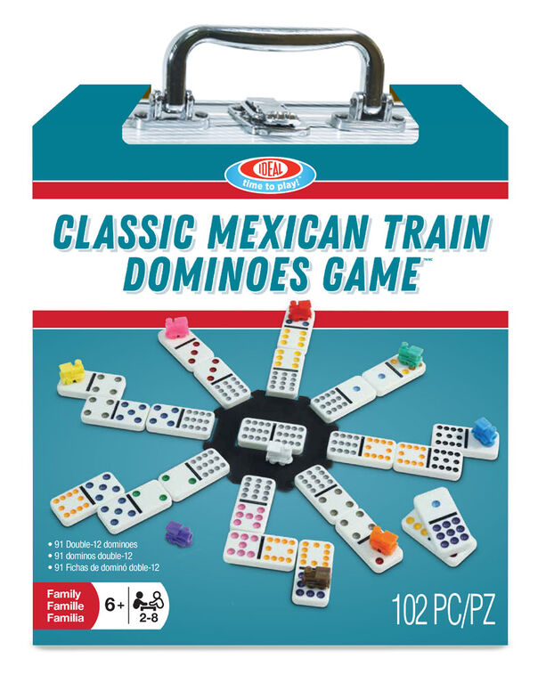 Ideal Games - Jeu de dominos de train mexicain classique