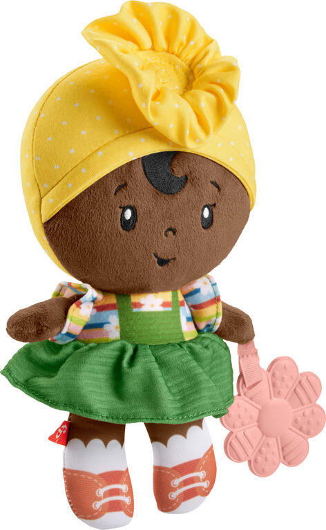 Fisher-Price Cuddle & Chime First Babydoll Infant Sensory Toy, Styles May Vary