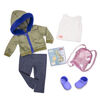 Our Generation, Warm Wayfarer, Travel Outfit for 18-inch Dolls