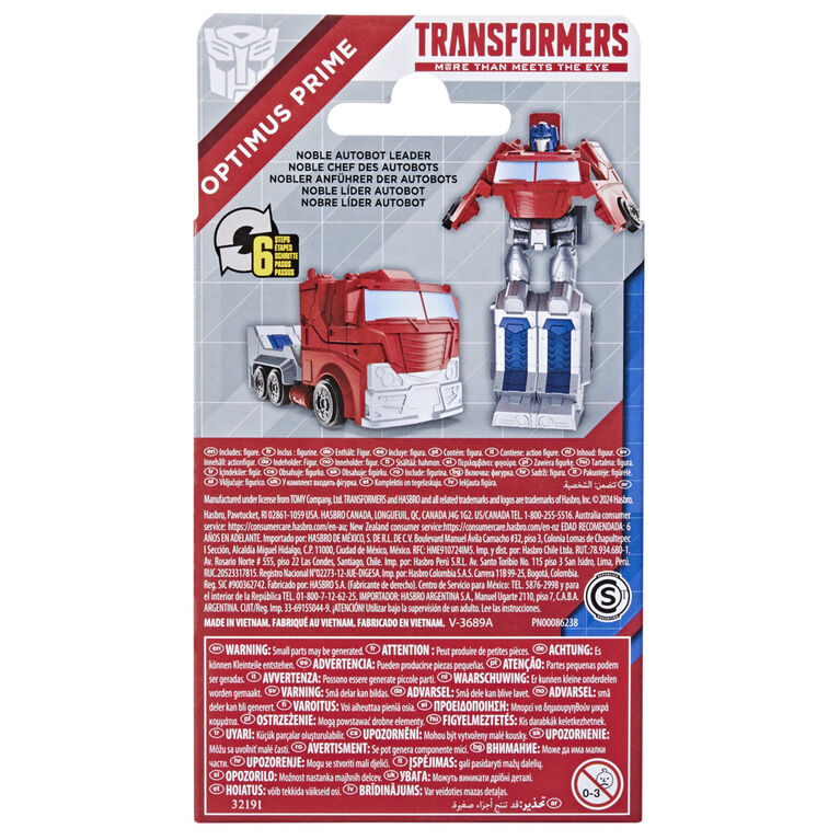 Transformers Authentics Bravo Optimus Prime Action Figure