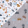 Ensemble de 2 draps-housses en microfibre pour lit de bébé Sammy & Lou - Palmiers Koala