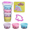 Play-Doh Tampons et couleurs transportables, pack Licorne avec 3 couleurs et rangement - Notre exclusivité