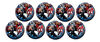 8 Pack Playball with Pump 4 inch Avengers