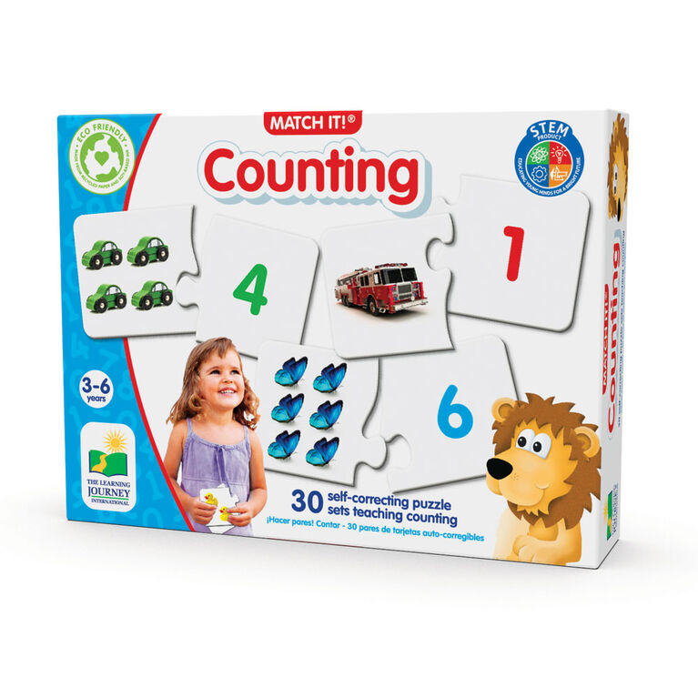 Casse-tête Match It - Compter - Édition anglaise