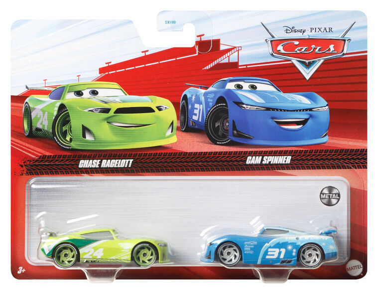 Disney Pixar Cars Chase Racelott and Cam Spinner